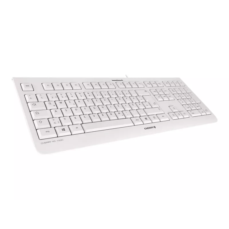 CHERRY KC 1000 toetsenbord kantoor USB QWERTZ Duits grijs