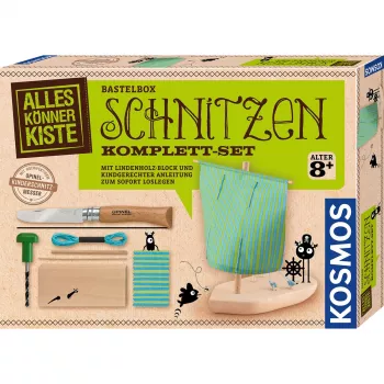 Kosmos houtsnijden complete set, experimenteerdoos, 8 jaar, veelkleurig