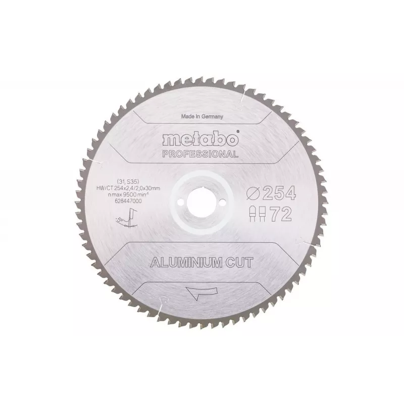 Cirkelzaagblad Metabo 628447000 25,4 cm