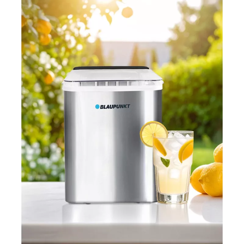 Ijsblokjesmachine BLAUPUNKT IMB301 — compacte tafel-ijsmachine, automatische ijsproductie