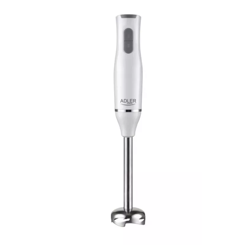 Adler AD 4620 staafmixerset, 800 W, 2 snelheden, 450 ml hakker, 750 ml maatbeker, garde, wit
