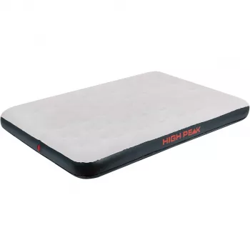 Luchtbed tweepersoons High Peak Double — 1380×1970×200 mm, grijs, voor volwassenen