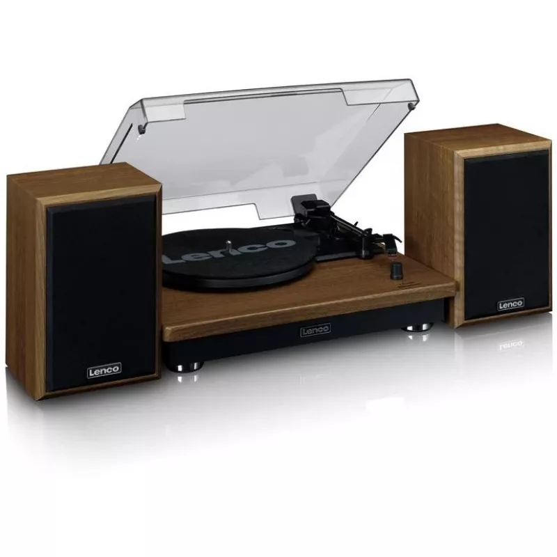 Riem aangedreven audioplatenspeler Lenco LS-100WD