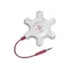 Belkin F8Z274BT - groen - wit - 1x 3,5mm - 5x 3,5mm - male - female