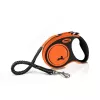 Rollijn Flexi Xtreme 5 m, voor grote honden tot 65 kg, oranje