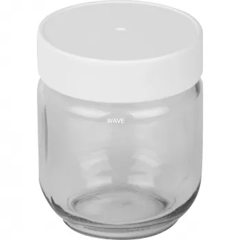 Yoghurtmaker reserveglazen-set JG 8, glas transparant/wit, 8-delig