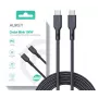 AUKEY CB-KCC101 nylon kabel USB-C naar USB-C 1m