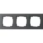 Gira 0213 23 3-voudig frame, antraciet, schroefloos