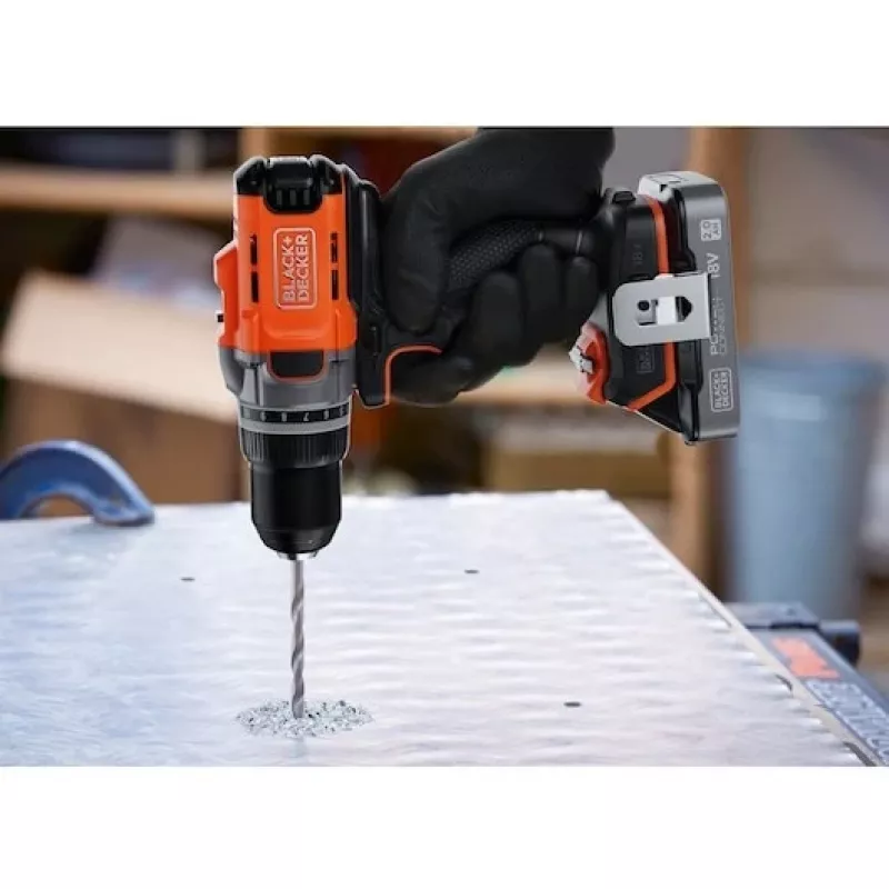 Accuschroefmachine Black & Decker BCD382XN 18V — compacte 18 V boormachine (zonder batterij)