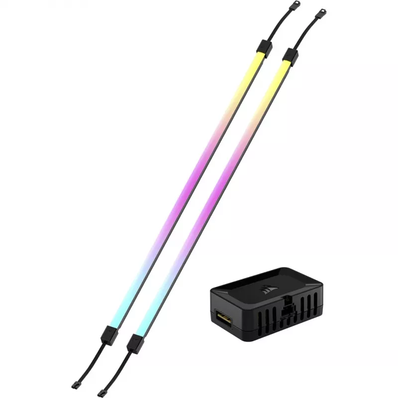 Corsair iCUE LINK LS430 Aurora RGB-lichtstripset, 430 mm, zwart