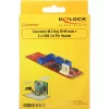 Delock converter M.2 Key B+M stekker > 2 x USB 3.0 pinheader - USB-adapter - M.2-kaart - USB 3.0 (intern) x 2 (62843)