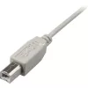 USB 2.0-kabel, USB-A stekker > USB-B stekker (grijs, 0,5 meter)