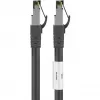 Goobay CAT 8.1 patchkabel, S/FTP (PiMF), zwart, 2 m - LSZH halogeenvrij, koper AWG 24 (66722)