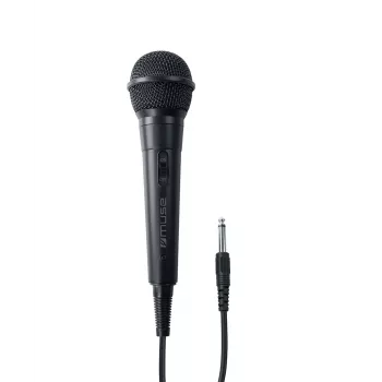 Bedraad podiummicrofoon Muse MC-20 B — gevoeligheid -73 dB, 30–15000 Hz, 3 m kabel, 6,35 mm jack, zwart