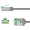 Netwerkkabel Goobay 74347 RJ-45 Cat8.1 2m grijs