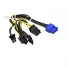 Supermicro - CBL-PWEX-1017 GPU-voedingskabel - interne voeding, 8-pins naar 8-pins PCIe Power (6+2) 20 cm