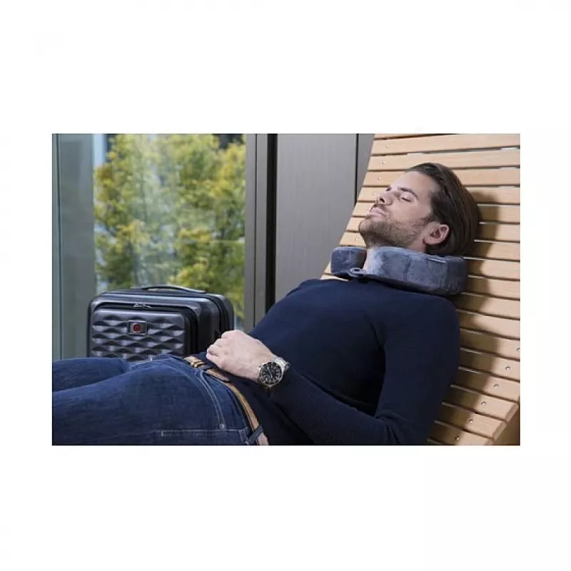WENGER reisnekussen met memory foam grijs (611884)