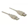 USB 2.0-verlengkabel DeLOCK 82240 3m grijs