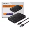 Qoltec 52274 M.2 SSD-dockingstation | NVMe | SATA | USB-C | DUAL 2 x 2TB