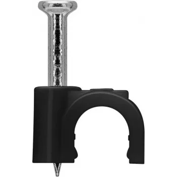 Goobay Kabelclip 5 mm, zwart (64678)