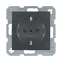 Berker 4723 16 06 Schuko stopcontact B1 antraciet