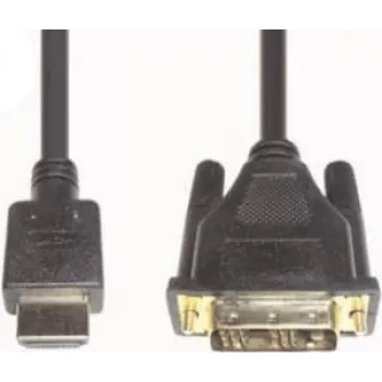 HDMI 3 videokabel-adapter e+p 2m DVI-D zwart