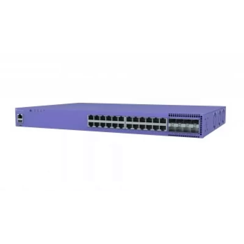 Extreme Networks ExtremeSwitching 5320-24P-8XE beheerde L2/L3-switch, 24x 10/100/1000 PoE+, 4x 1/10 Gigabit SFP+, 2x SFP-DD, stapelbaar