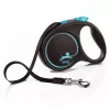 Rollijn Flexi flexi Black Design M — 5 m lengte, banduitvoering, max. belasting 25 kg, ergonomische greep