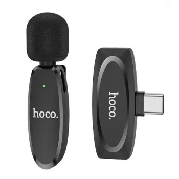 Draadloze digitale microfoon HOCO L15, clip-on, USB Type-C