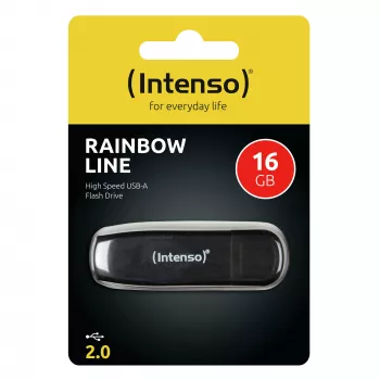 MEMORY DRIVE FLASH USB2 16 GB/ZWART 3502470 INTENSO