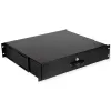 19 inch ROLINE 2U afsluitbare rack-montage-lade, ABS-kunststof, 2 HE