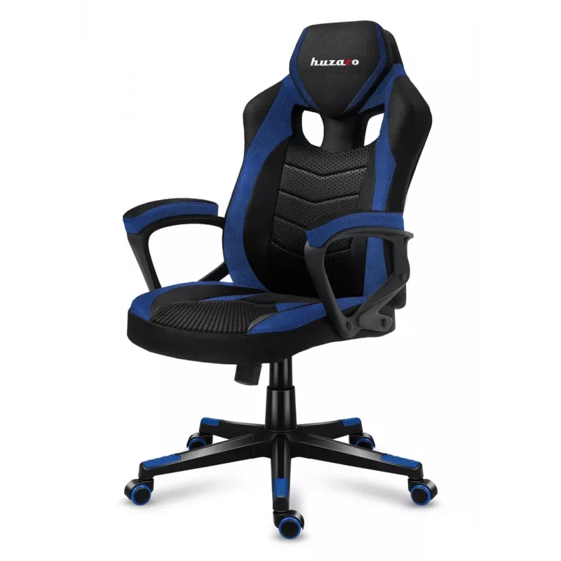 Huzaro FORCE 2.5 blauw MESH gaming-stoel netzitting zwart, blauw