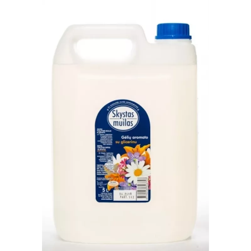 Vloeibare zeep met glycerine, zonder kleurstoffen, 5 l