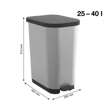 ROTHO Ribo Silver - Pedaalemmer – 35l