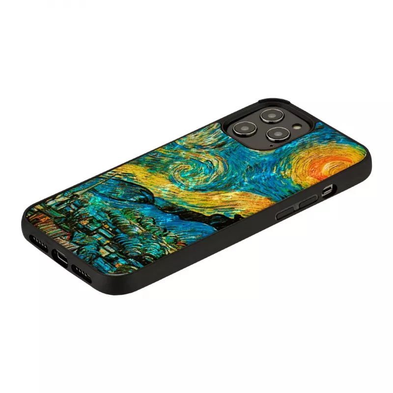 iKins hoesje voor Apple iPhone 12 Pro Max — sterrennacht zwart