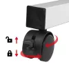 Maclean mobiele laptoptisch, wit, 80x60cm, max. 50kg, in hoogte verstelbaar 67-115cm, MC-124 W