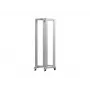 19 inch open rack LANBERG 42U, diepte 800 mm, breedte 600 mm, grijs