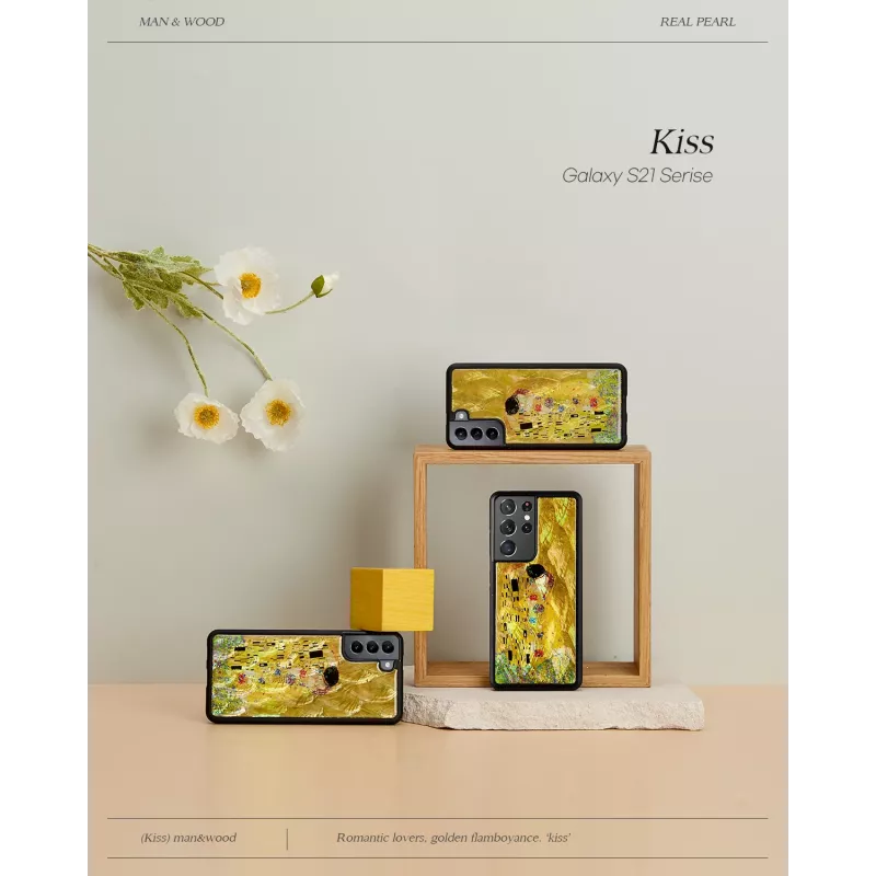 Beschermhoes iKins voor Samsung Galaxy S21+ — zwart
