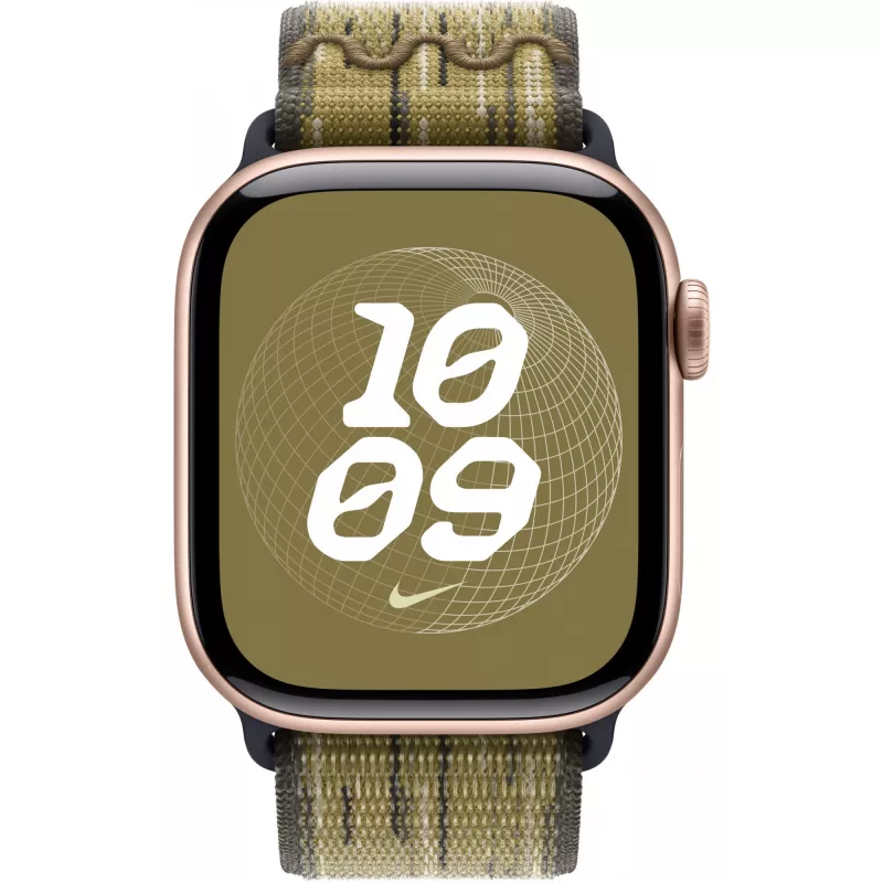 Apple 42mm Groen/Grijs Nike Sport Loop Smartwatch band