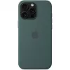 Siliconen case met MagSafe voor iPhone 16 Pro Max - zeegroen