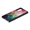 Hoesje iKins voor Samsung Galaxy Note 20 – waterbloemenmotief zwart