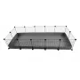 C&C modulair verblijf 5x2 zilver 180x75x37 cm voor cavia's konijnen egels, c&c
