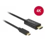 Videokabel-adapter DeLOCK 85259 USB Type-C naar HDMI 2 m zwart