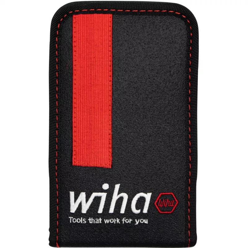 Wiha 44684 dop- en bitset 1/4 inch, 40-delig, in riemtas