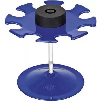 Stempelhouder WEDO 64 803 blauw metaal 100 mm voor 8 stempels