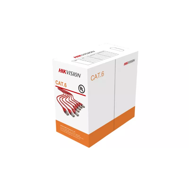 Netwerkkabel Hikvision DS-1LN6-UU 305m Cat6 U/UTP oranje