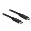 USB-kabel DeLOCK 0,5 m USB 2.0 USB C zwart
