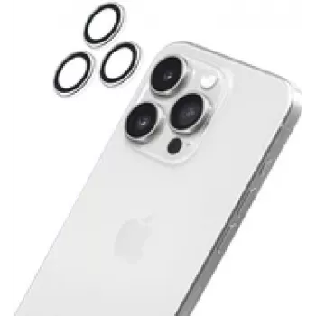 Camera-ringbescherming LAUT PRIME GLASS voor iPhone 16 Pro / iPhone 16 Pro Max, transparant, gehard glas