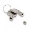 Delock - mobiel opslagrack - smalle bay - 5,25 naar 2 x 2,5 (13,3 cm naar 2 x 6,4 cm) - zwart (47019)