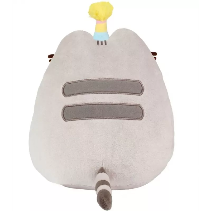 Knuffel Pusheen van Pusheen — 24 cm verjaardagshoed met taart knuffel